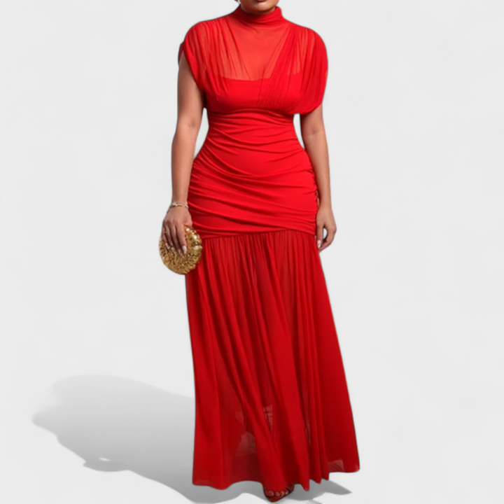 Мая - Рокля с класически чар