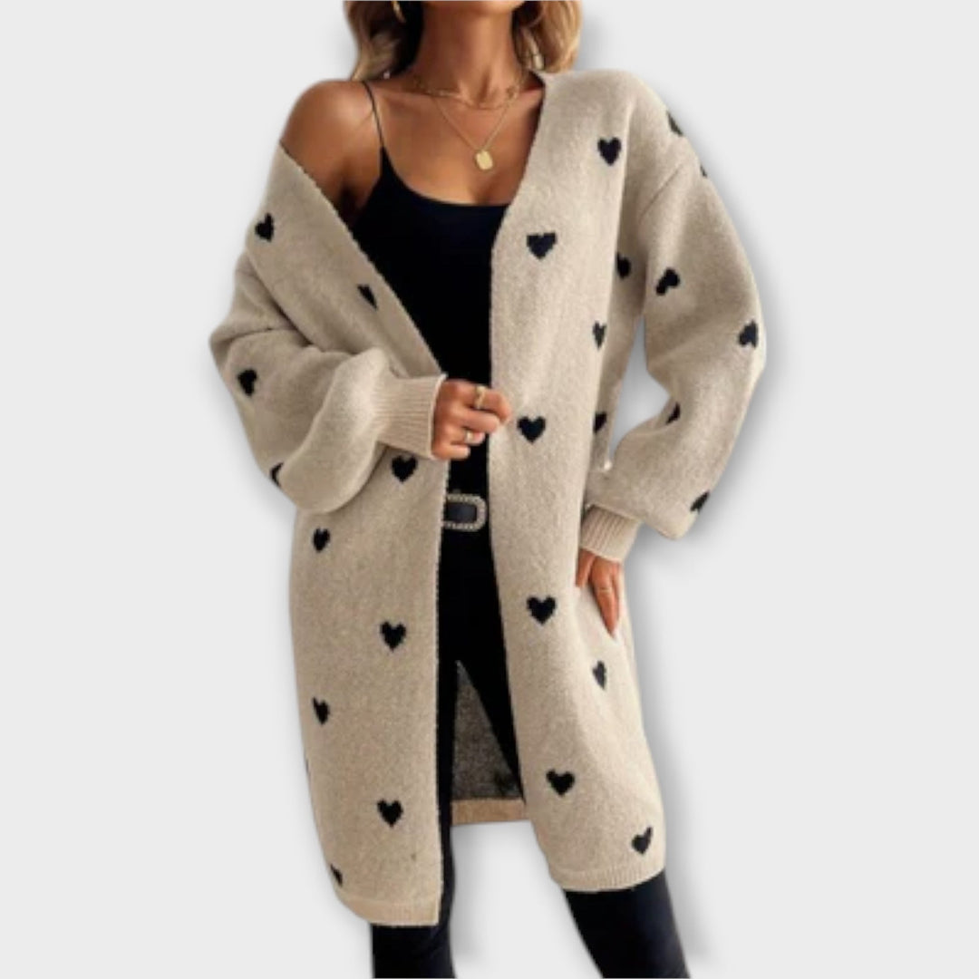 Джулия - Кардиган с модел на сърца