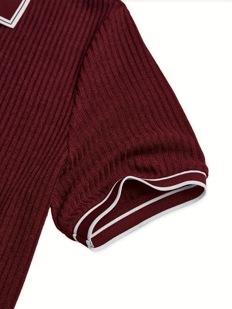 Даниела - Елегантен поло с къси ръкави