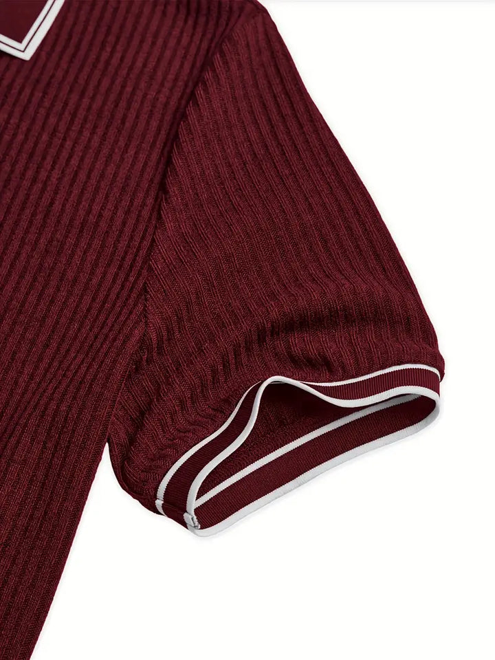 Даниела - Елегантен поло с къси ръкави