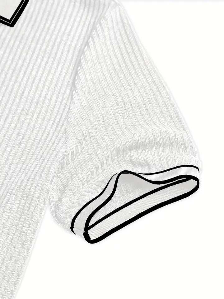 Даниела - Елегантен поло с къси ръкави