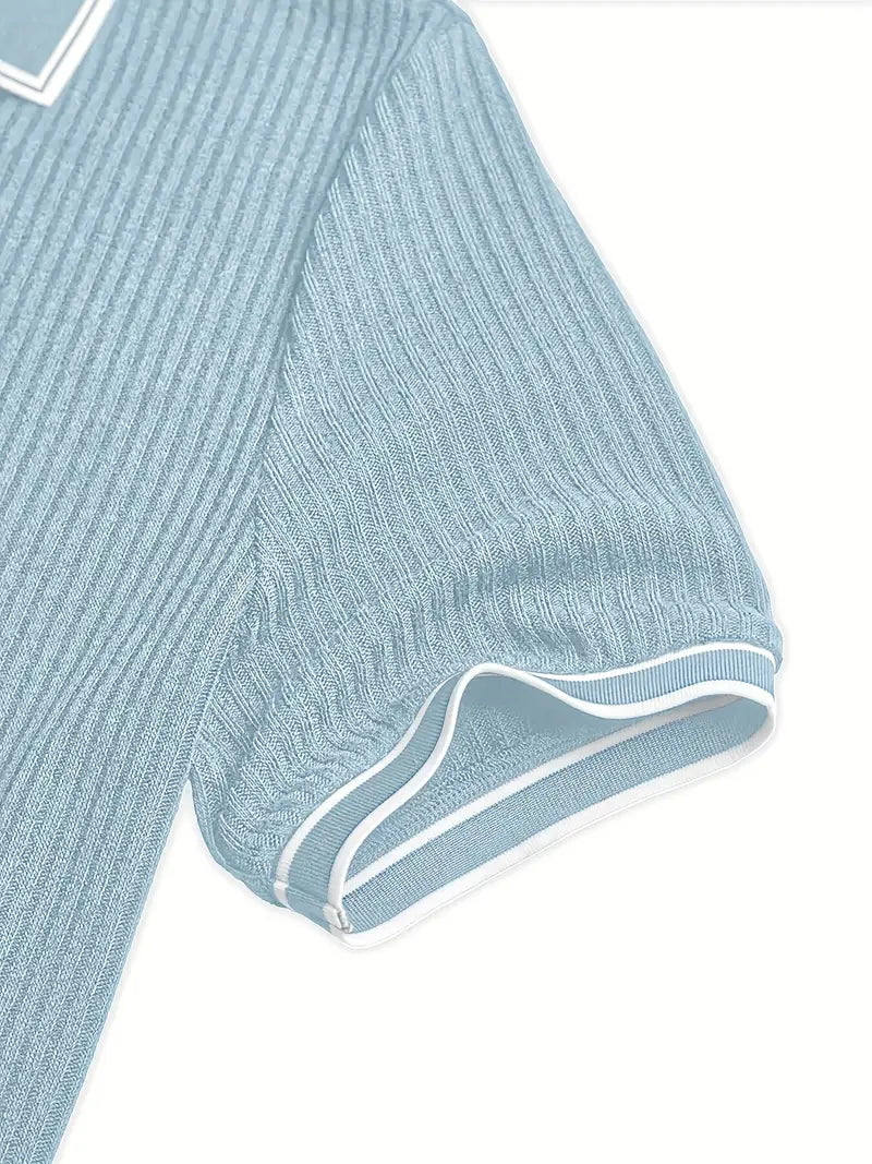 Даниела - Елегантен поло с къси ръкави