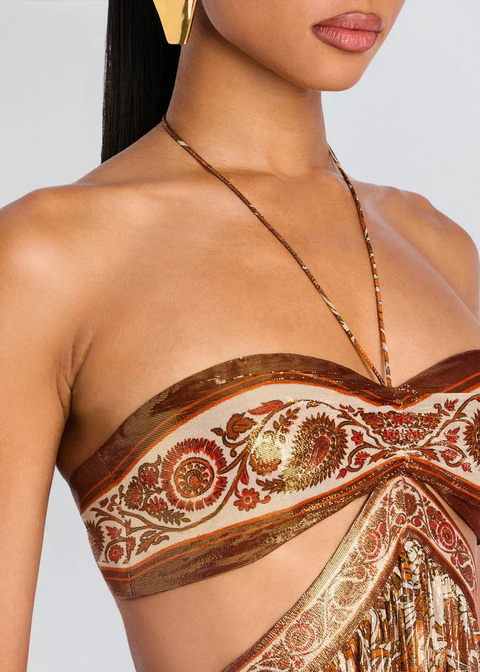 Максимална рокля Златна Аура