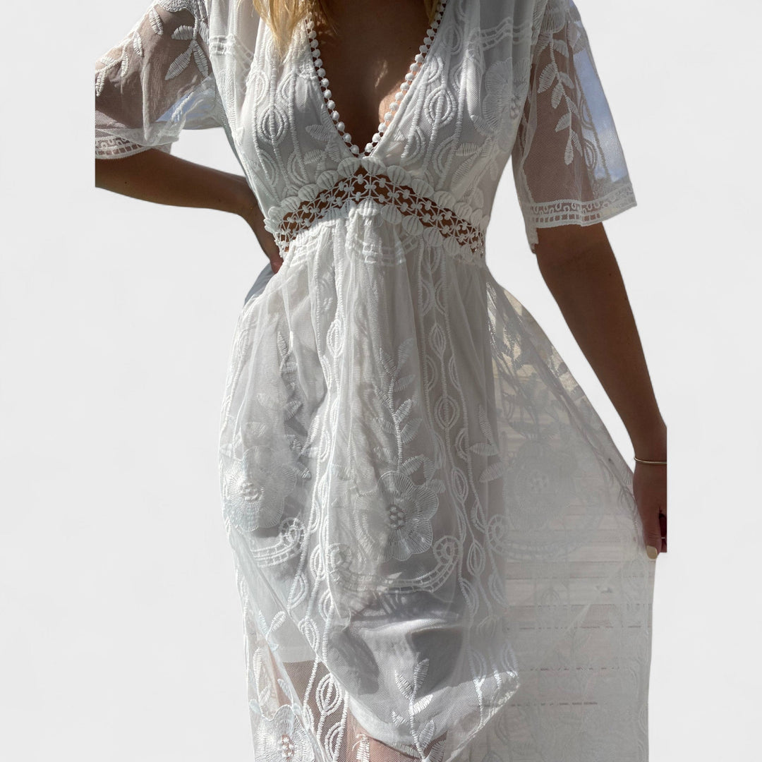 Маринка - Дълга Бохо Чипкова Рокля