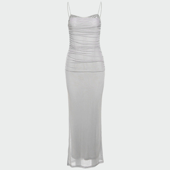 Аури | Дълга рокля от тюл