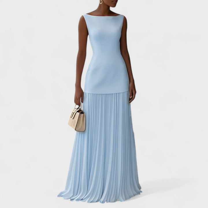 Елена - Луксозна дълга рокля без ръкави