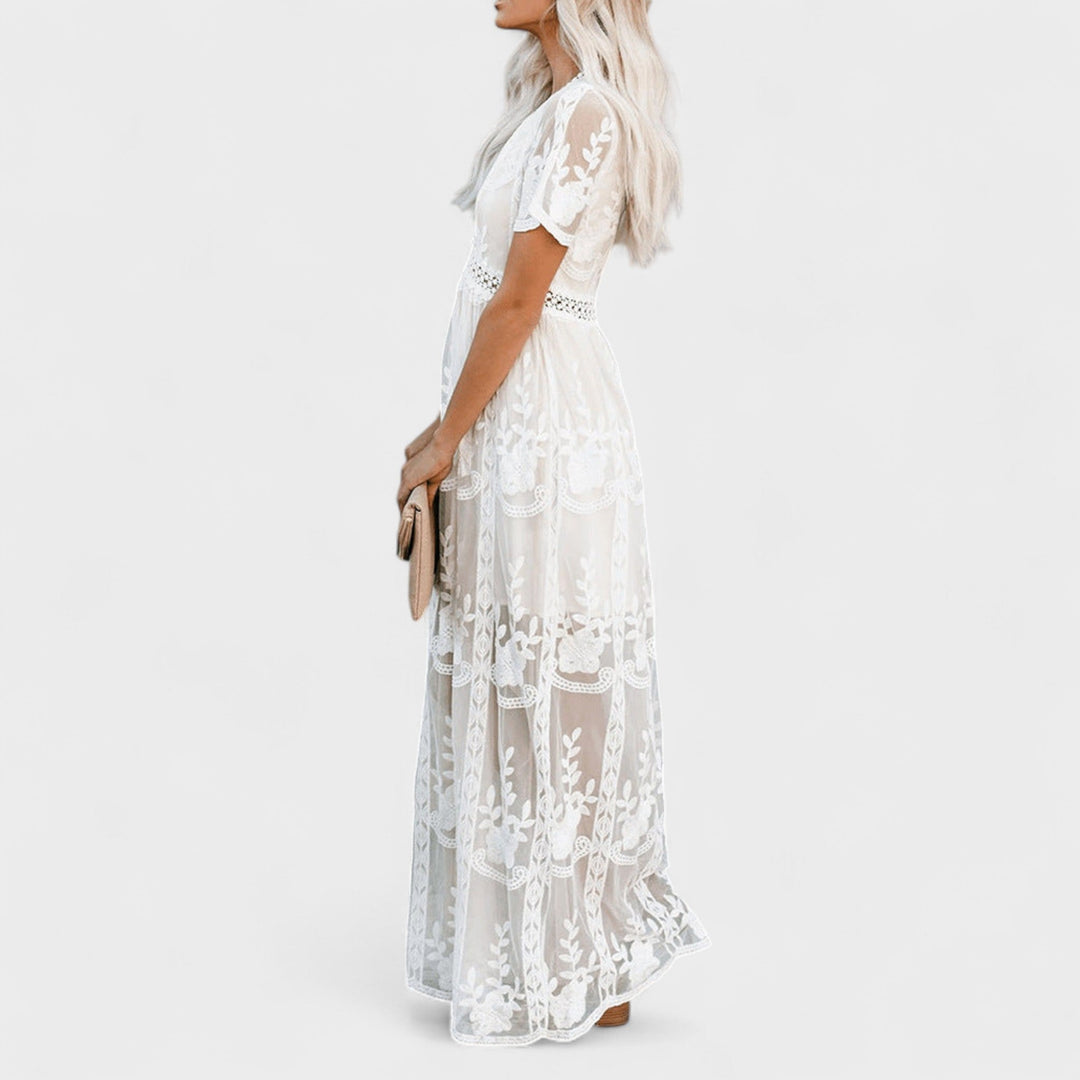 Маринка - Дълга Бохо Чипкова Рокля