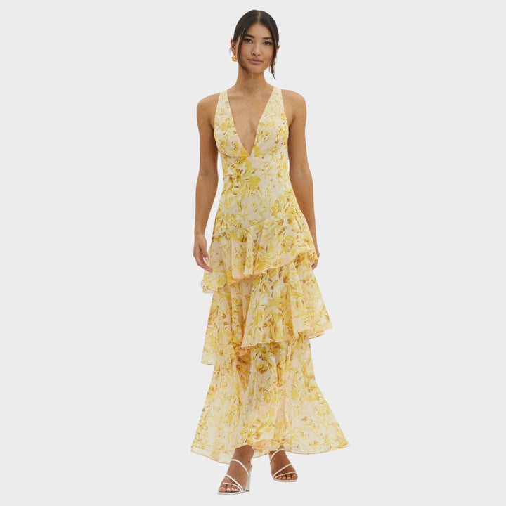 Хелена - Миди рокля Bloom Shift