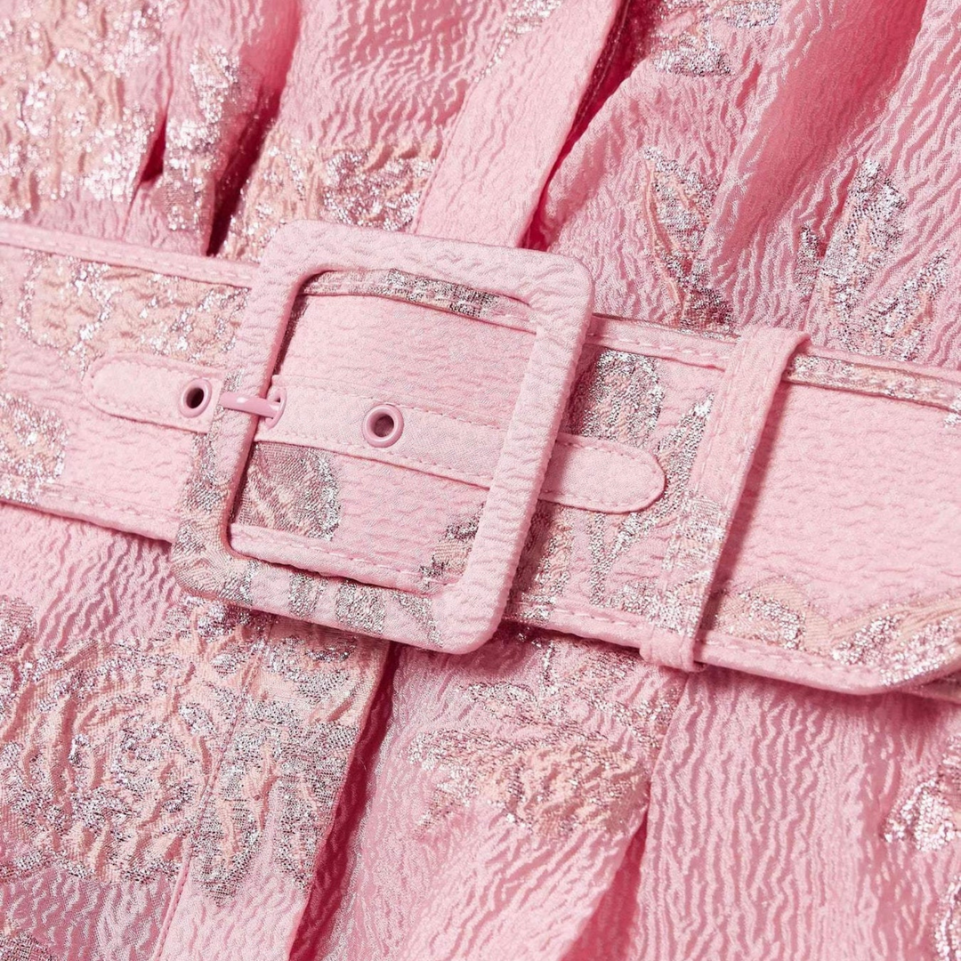 Beatrice | Розова рокля с балон ръкави