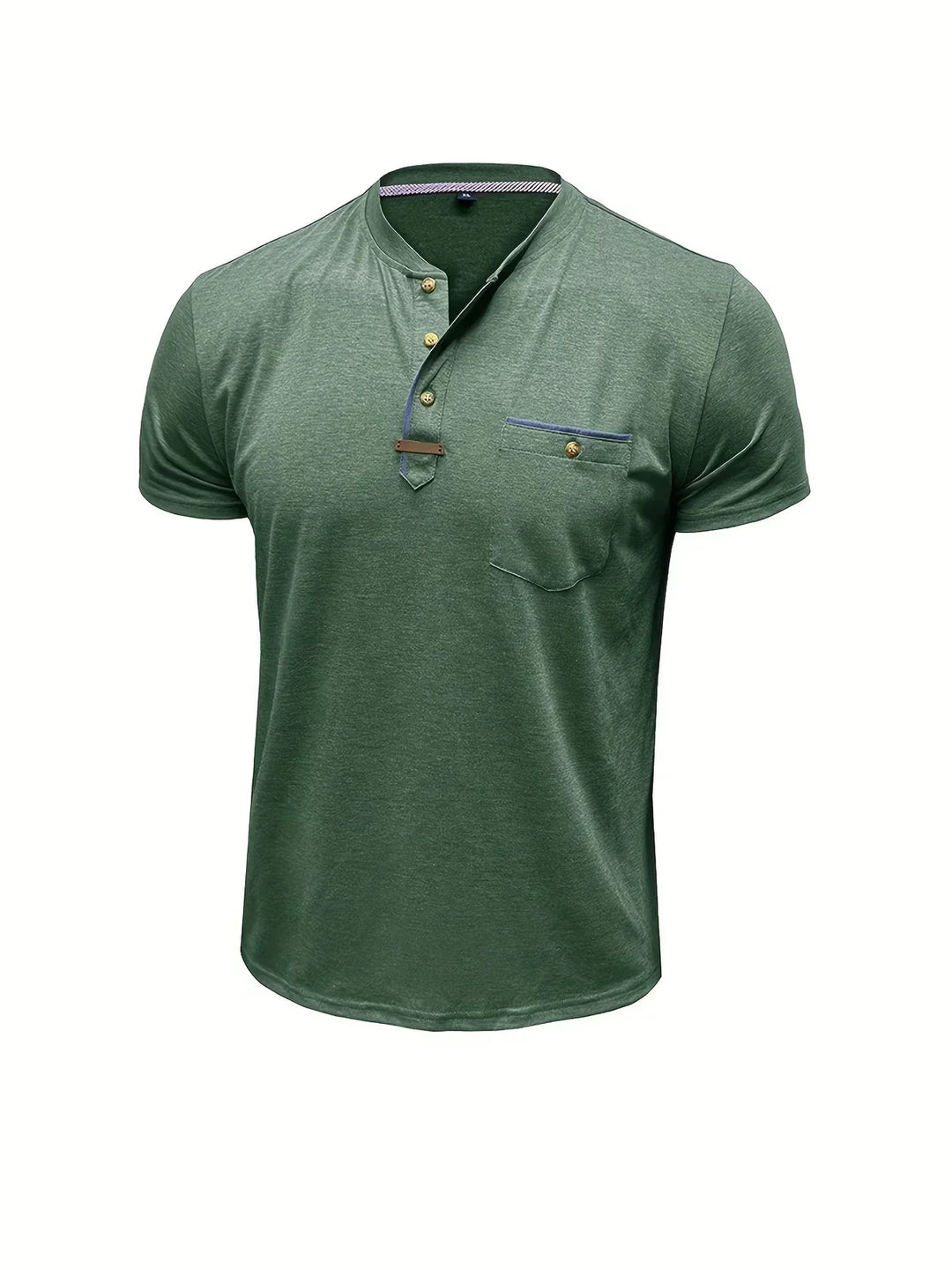 Теодора - Стилна тениска с кръгло деколте и джоб