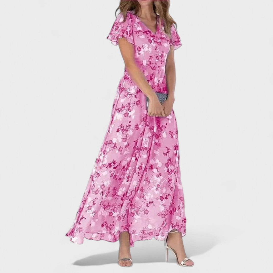 Мила - Луксозна дълга рокля с елегантен крой