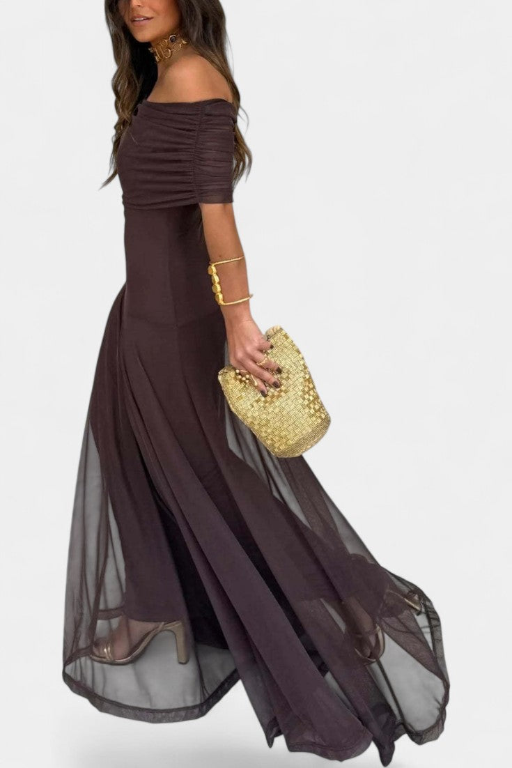 Рената - Макси рокля с едно рамо